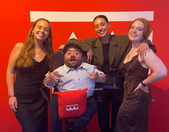 Purple Goat team members at the Drum Awards Ceremony