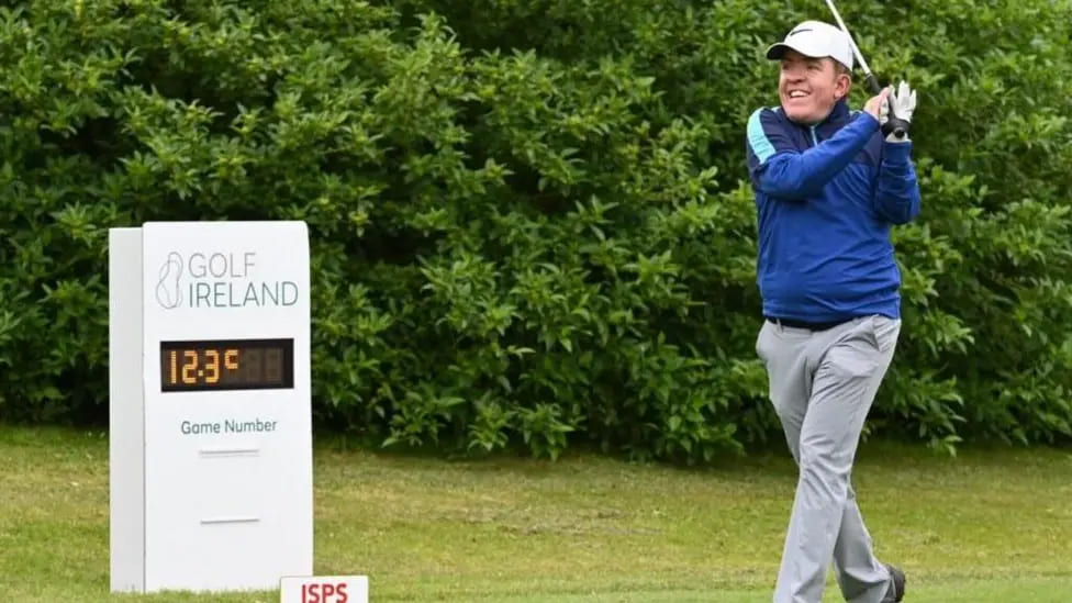 Johnny Reay Jr at the Golf Ireland event.
