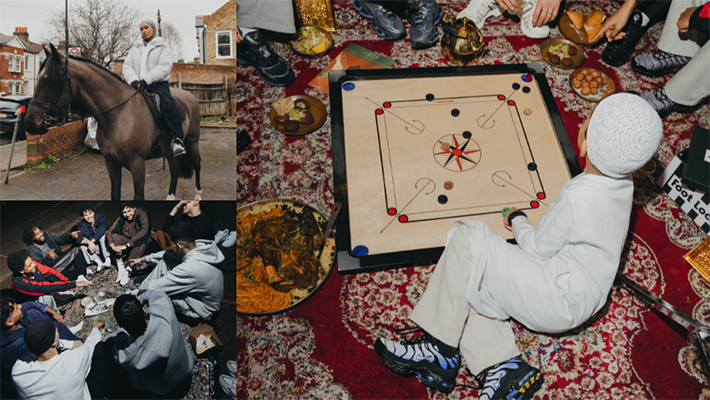 Frames from the 'Share the Moment' campaign showcasing the experiences of British Muslims during Ramadan.