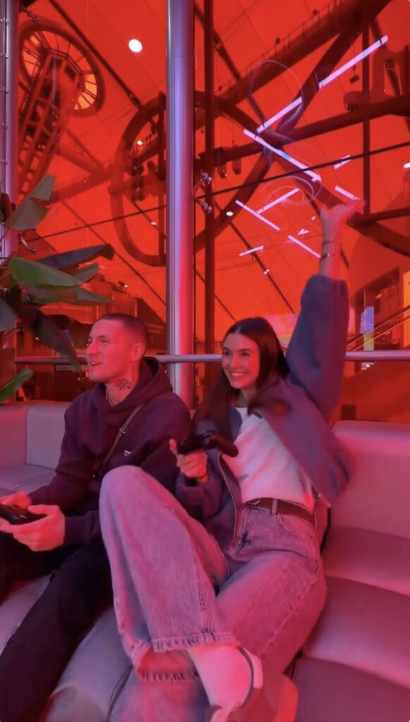 Screenshot of Nat and Ethan's content at the Virgin Media Gamepad