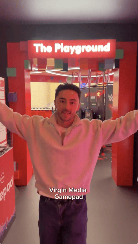 Screenshot of Jack and Max's content at the Virgin Media Gamepad