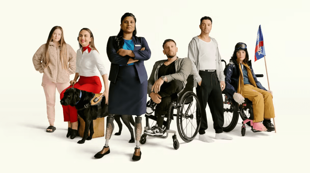 An image of six disabled individuals posing together.