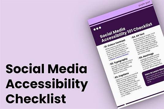 Purple Goat Social Media Accessibility Checklist (1)